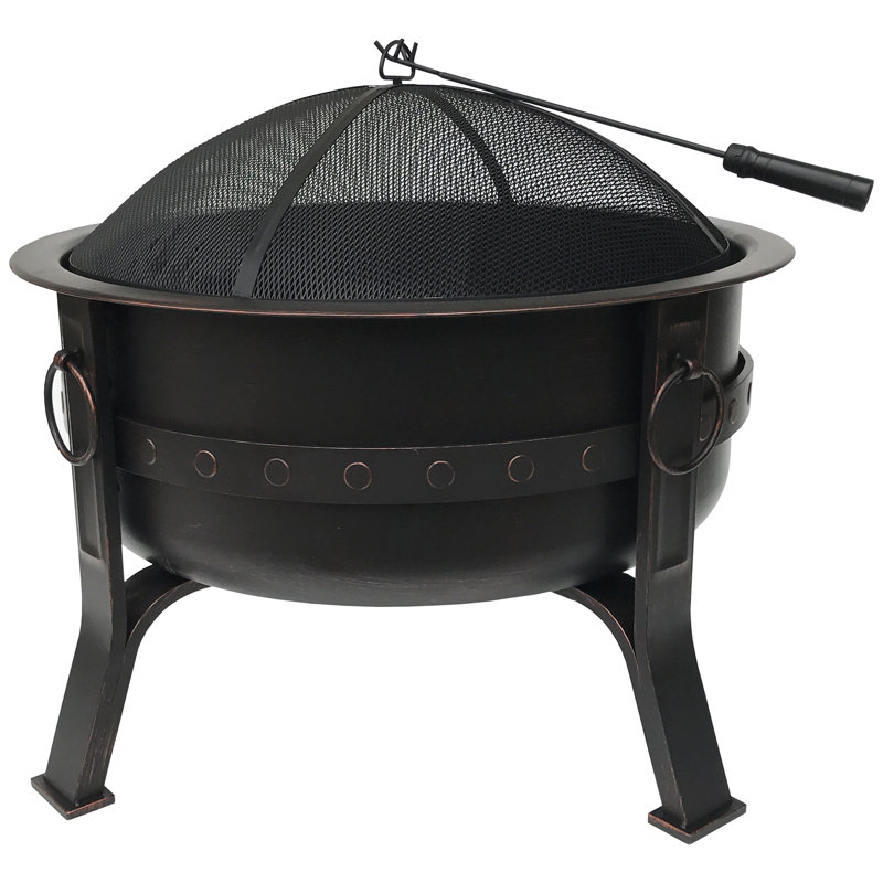 Abble Inc. Steel Wood Burning Fire Pit & Reviews Wayfair